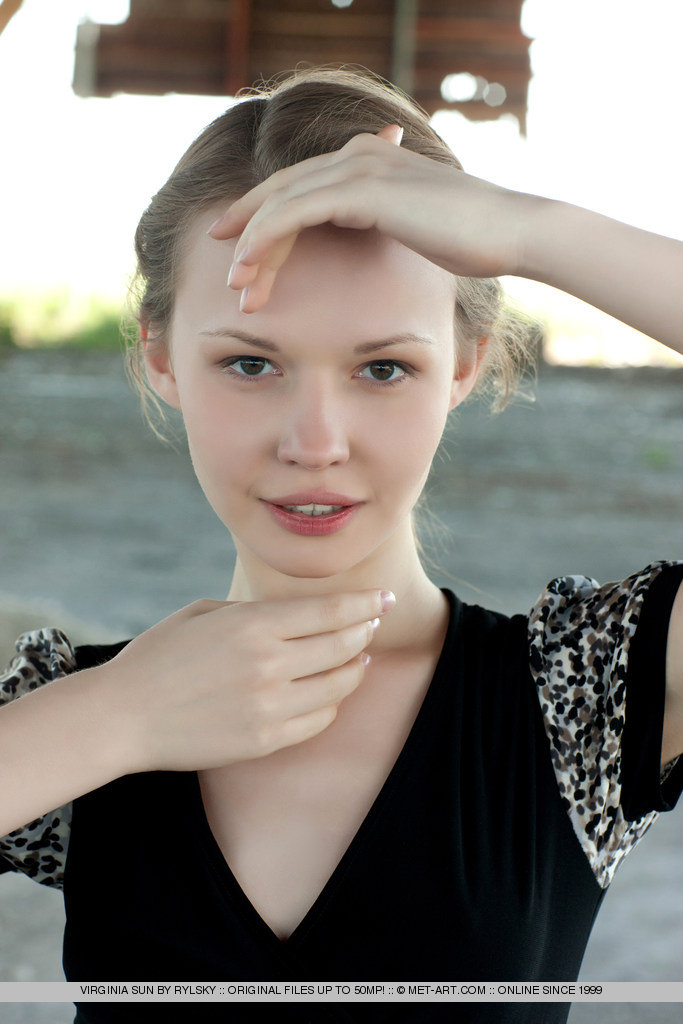 Metart Virginia Sun in Ponytail fullsize image 06