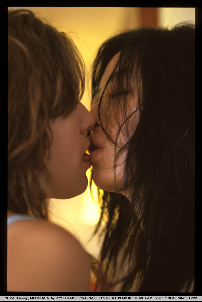 Metart Melinda A And Yuka B in Les Amis fullsize image 09