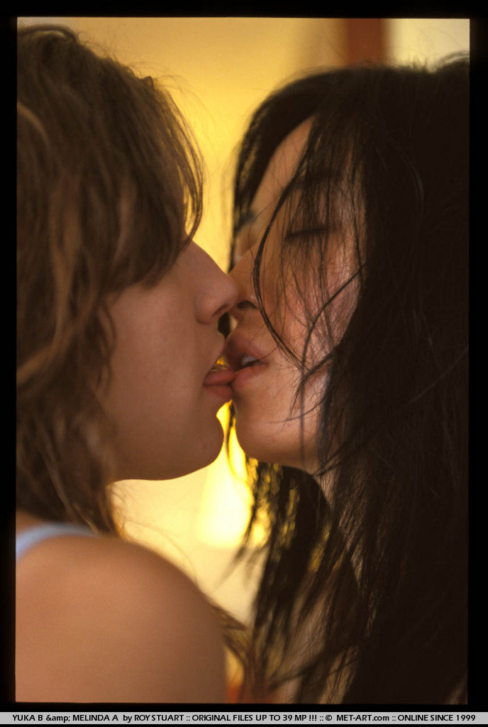 Metart Melinda A And Yuka B in Les Amis fullsize image 10